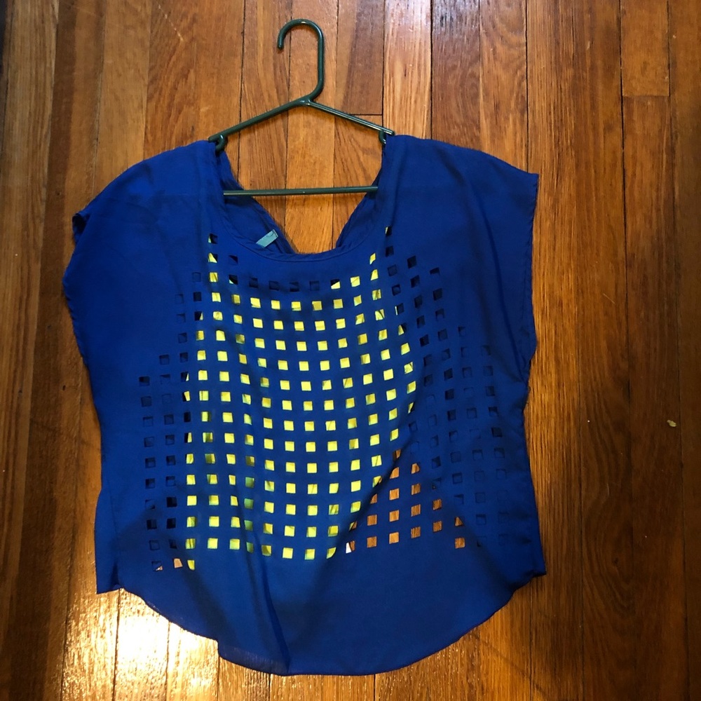 NEBLINA Grid Blue Shirt Medium